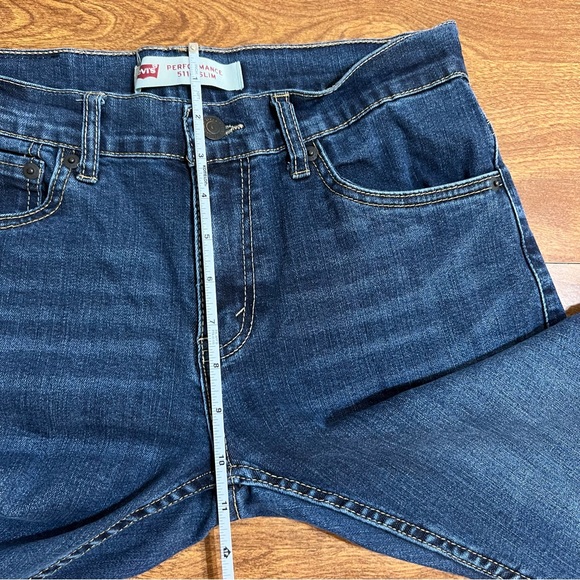Levi’s Performance 511 Slim Denim Jeans Kids size 16 ( 28 ) - Picture 6 of 10